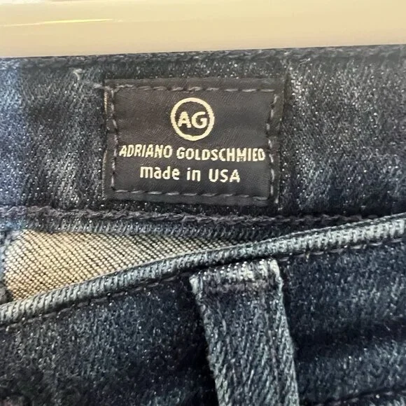 AG Adriano Goldschmied Jeans Womens 28 R Blue The Zip Skinny Zipper Stretch - Picture 12 of 16